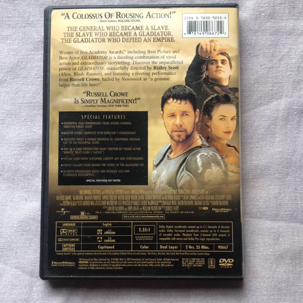 DreamWorks gladiator rated R - Picture 2 of 5